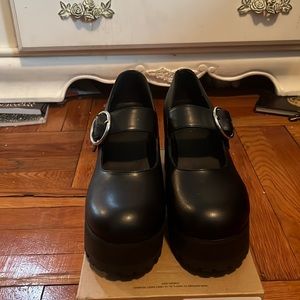Dolls Kill Current Mood Damnation Platform Mary Janes size 9
